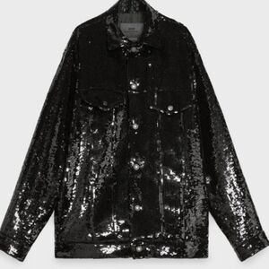 *SOLD* NWT Zara X Steven Meisel Oversized Sequin Jacket